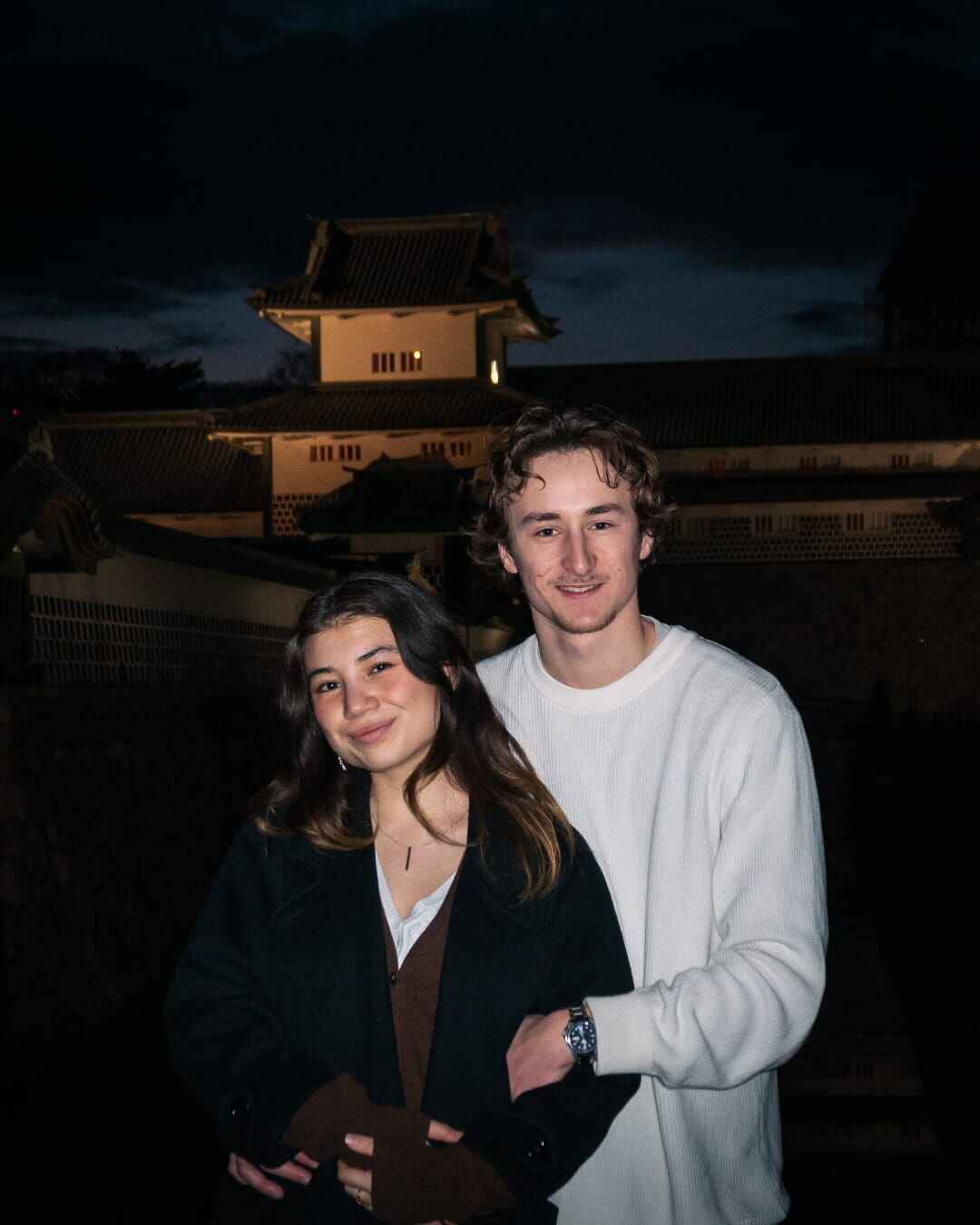 The two of us in Tokyo